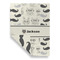 Hipster Cats & Mustache Garden Flags - Large - Double Sided - FRONT FOLDED