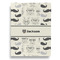 Hipster Cats & Mustache House Flags - Double Sided - FRONT