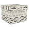 Hipster Cats & Mustache Gift Boxes with Lid - Canvas Wrapped - X-Large - Front/Main