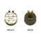 Hipster Cats & Mustache Golf Ball Hat Clip Marker - Apvl - GOLD