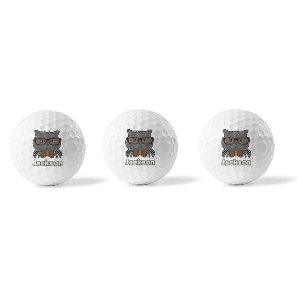 Hipster Cats & Mustache Golf Balls - Generic - Set of 3 - APPROVAL