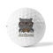 Hipster Cats & Mustache Golf Balls - Titleist - Set of 3 - FRONT