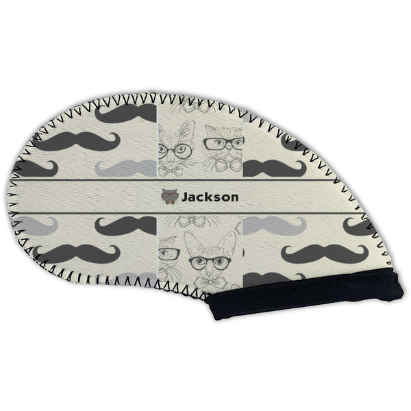Hipster Cats & Mustache Golf Club Covers - BACK