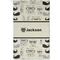 Hipster Cats & Mustache Golf Towel (Personalized) - APPROVAL (Small Full Print)