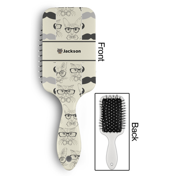 Hipster Cats & Mustache Hair Brush - Approval