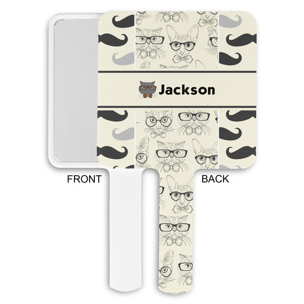 Hipster Cats & Mustache Hand Mirrors - Approval