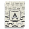 Hipster Cats & Mustache House Flags - Double Sided - BACK