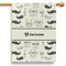 Hipster Cats & Mustache 28" House Flag (Personalized)