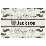 Hipster Cats & Mustache Jigsaw Puzzle - 1000-piece (Personalized)