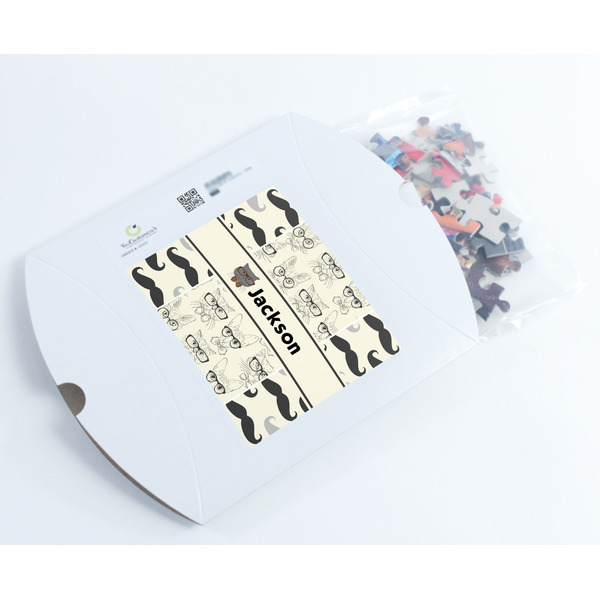 Hipster Cats & Mustache Jigsaw Puzzle 110 Piece - Box