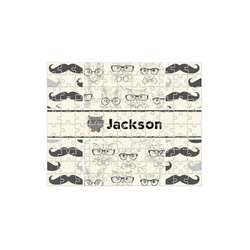 Hipster Cats & Mustache 110 pc Jigsaw Puzzle (Personalized)