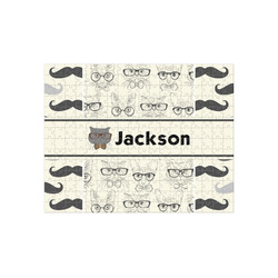 Hipster Cats & Mustache 252 pc Jigsaw Puzzle (Personalized)