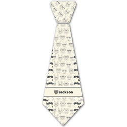 Hipster Cats & Mustache Iron On Tie - 4 Sizes w/ Name or Text