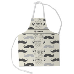 Hipster Cats & Mustache Kid's Apron - Small (Personalized)