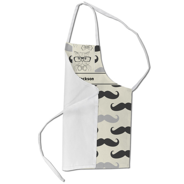 Hipster Cats & Mustache Kid's Aprons - Small - Main