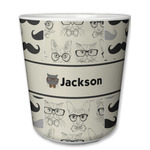 Hipster Cats & Mustache Plastic Tumbler 6oz (Personalized)