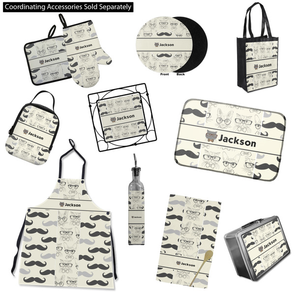 Hipster Cats & Mustache Kitchen Accessories & Decor
