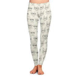 Hipster Cats & Mustache Ladies Leggings (Personalized)