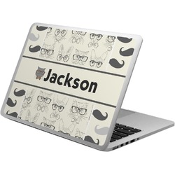 Hipster Cats & Mustache Laptop Skin - Custom Sized (Personalized)