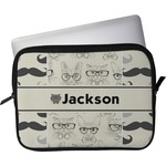 Hipster Cats & Mustache Laptop Sleeve / Case - 13" (Personalized)