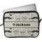 Hipster Cats & Mustache Laptop Sleeve / Case - 13" (Personalized)