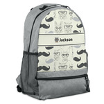 Hipster Cats & Mustache Backpack (Personalized)
