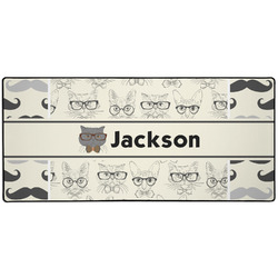 Hipster Cats & Mustache Gaming Mouse Pad (Personalized)