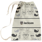 Hipster Cats & Mustache Laundry Bag (Personalized)