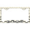 Hipster Cats & Mustache License Plate Frame - Style C (Personalized)