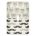 Hipster Cats & Mustache Light Switch Cover (Personalized)