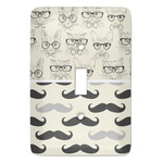 Hipster Cats & Mustache Light Switch Cover (Single Toggle)