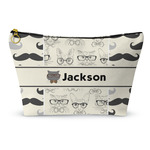 Hipster Cats & Mustache Makeup Bag (Personalized)