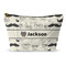 Hipster Cats & Mustache Structured Accessory Purse (Front)
