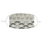 Hipster Cats & Mustache Mask1 Adult Small