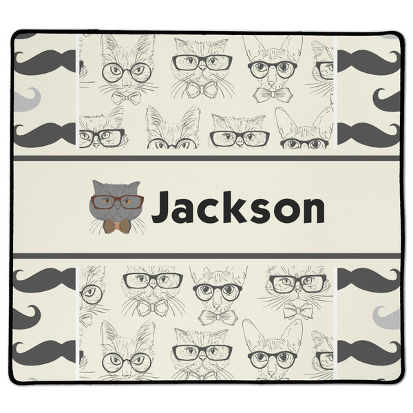 Hipster Cats & Mustache Medium Gaming Mats - APPROVAL