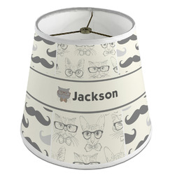 Hipster Cats & Mustache Empire Lamp Shade (Personalized)