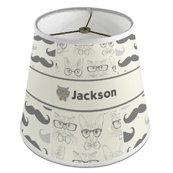 Hipster Cats & Mustache Empire Lamp Shade (Personalized)