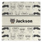 Hipster Cats & Mustache Microfiber Dish Towel (Personalized)