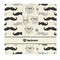 Hipster Cats & Mustache Microfiber Dish Rag (Personalized)