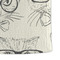 Hipster Cats & Mustache Microfiber Dish Towel - DETAIL