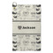 Hipster Cats & Mustache Microfiber Golf Towel - Small (Personalized)