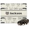Hipster Cats & Mustache Dog Blanket - Large (Personalized)