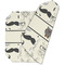 Hipster Cats & Mustache Octagon Placemat - Double Print (folded)