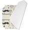 Hipster Cats & Mustache Octagon Placemat - Single front (folded)