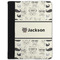 Hipster Cats & Mustache Padfolio Clipboards - Small - FRONT