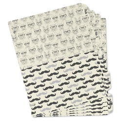 Hipster Cats & Mustache Binder Tab Divider Set (Personalized)