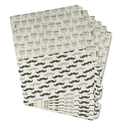 Hipster Cats & Mustache Binder Tab Divider - Set of 6 (Personalized)