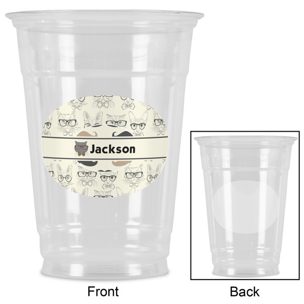 Hipster Cats & Mustache Party Cups - 16oz - Approval
