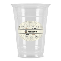 Hipster Cats & Mustache Party Cups - 16oz (Personalized)