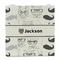 Hipster Cats & Mustache Party Favor Gift Bag - Matte - Front